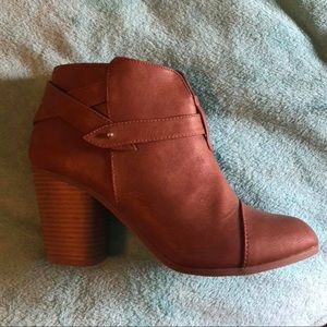 Lauren Conrad brown ankle boots